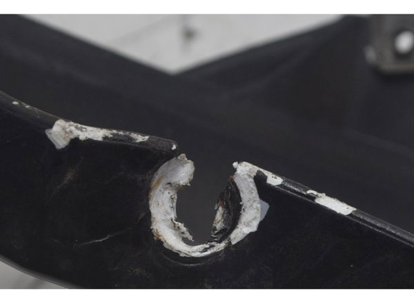 Carenagem Lateral Direita C/ Avaria Bmw G 650 Gs 12-16 Orig Preto