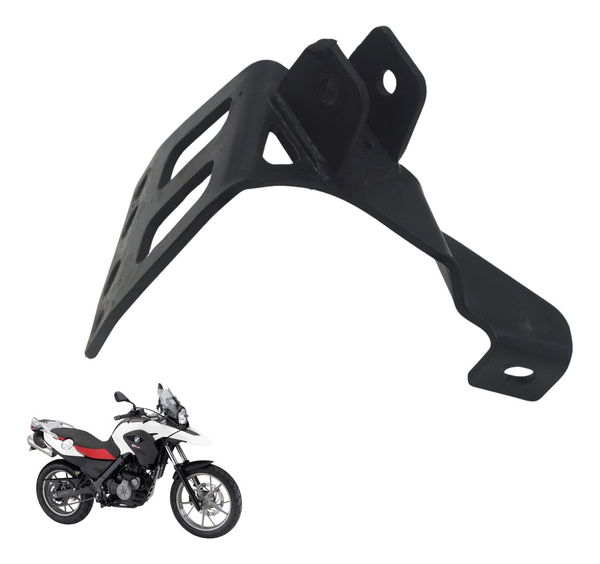 Suporte Pedaleira Diant Esq C/ Detal Bmw G 650 Gs 12-16 Orig Preto
