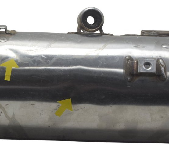 Ponteira Escape Direita C/ Detalhes Bmw G 650 Gs 12-16 Orig