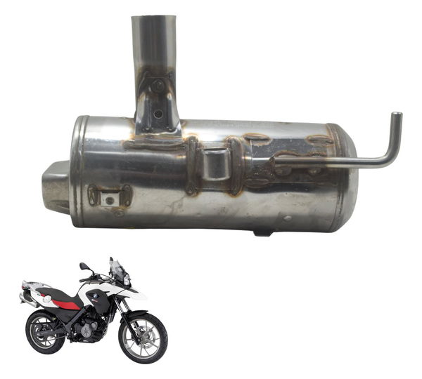 Ponteira Escape Direita C/ Detalhes Bmw G 650 Gs 12-16 Orig
