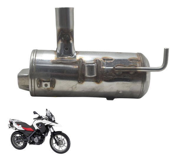 Ponteira Escape Direita C/ Detalhes Bmw G 650 Gs 12-16 Orig