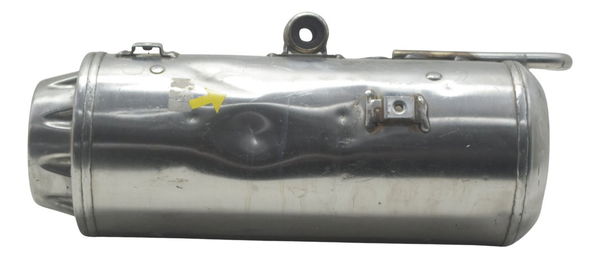 Ponteira Escape Direita C/ Detalhes Bmw G 650 Gs 12-16 Orig Prateado