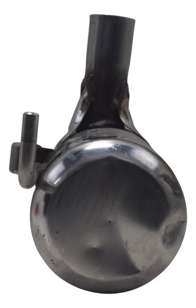 Ponteira Escape Direita C/ Detalhes Bmw G 650 Gs 12-16 Orig Prateado