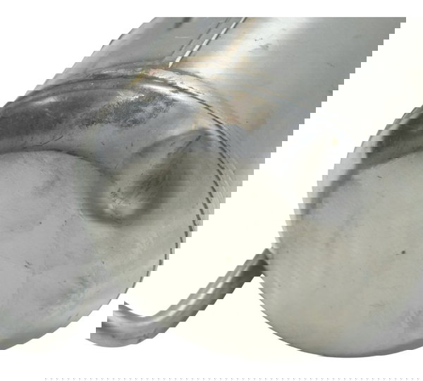 Ponteira Escape Direita C/ Detalhes Bmw G 650 Gs 12-16 Orig Prateado