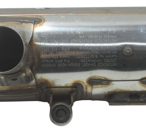 Ponteira Escape Direita C/ Detalhes Bmw G 650 Gs 12-16 Orig