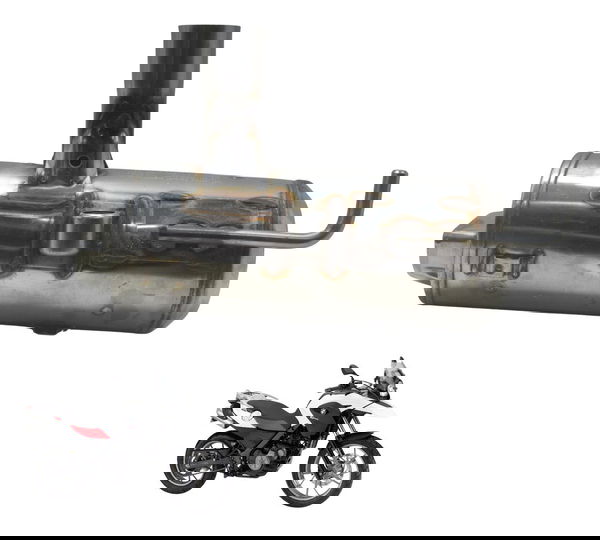 Ponteira Escape Direita C/ Detalhes Bmw G 650 Gs 12-16 Orig