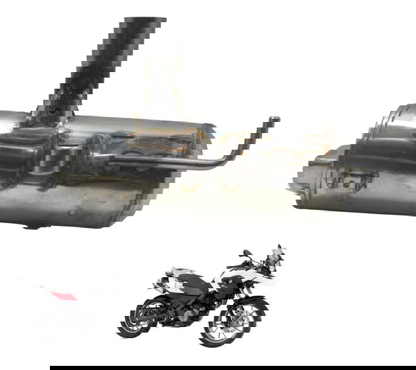 Ponteira Escape Direita C/ Detalhes Bmw G 650 Gs 12-16 Orig