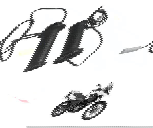 Par Manopla Aquecedor Bmw G 650 Gs 12-16 Original Preto