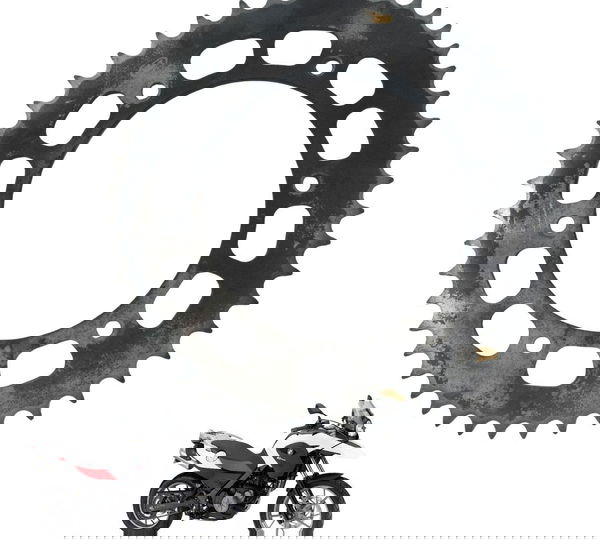 Coroa Transmissão 47 Dentes Bmw G 650 Gs 12-16 Original Prateado