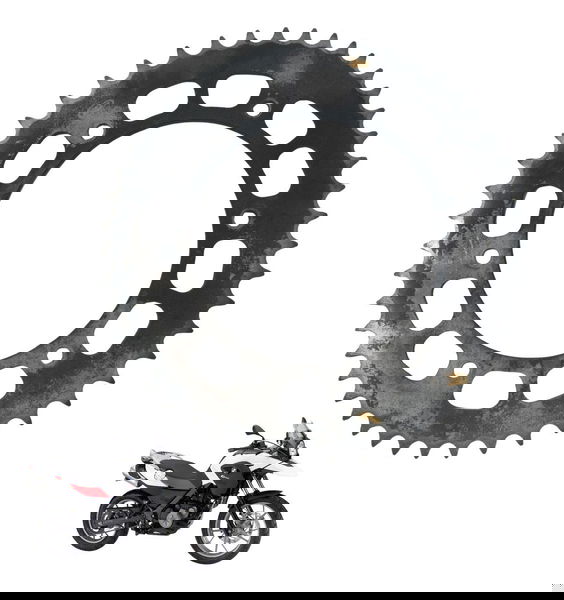 Coroa Transmissão 47 Dentes Bmw G 650 Gs 12-16 Original Prateado