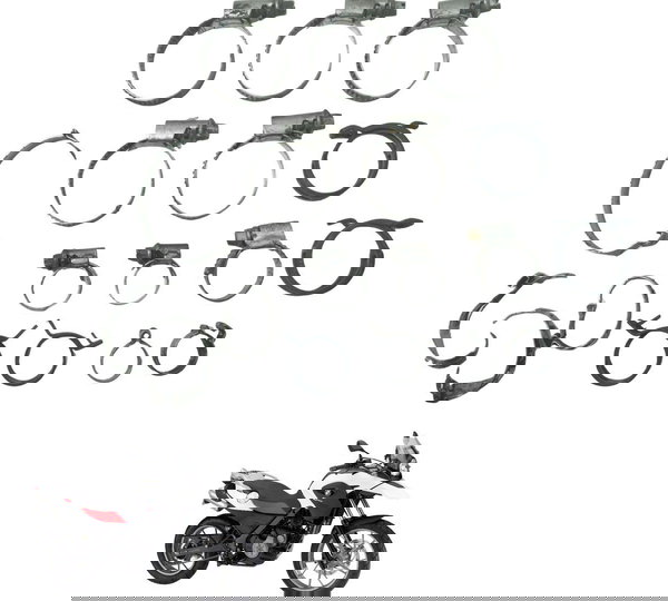 Kit Abraçadeiras Diversas Bmw G 650 Gs 12-16 Original