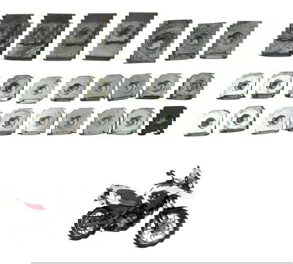 Kit Presilhas Carenagem Diversas Bmw G 650 Gs 12-16 Original