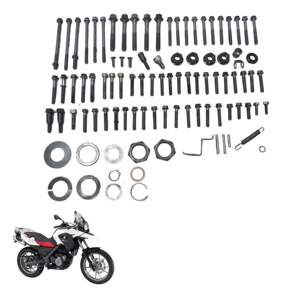 Kit Parafusos Motor Bmw G 650 Gs 12-16 Original