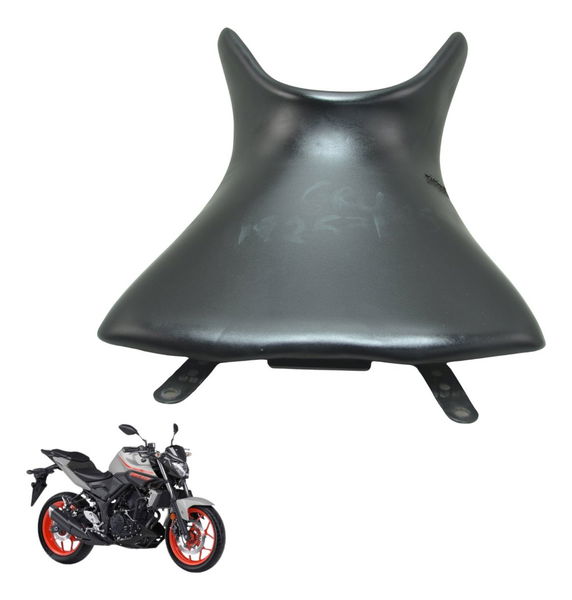 Banco Dianteiro C/ Detalhes Yamaha Mt 03 16-19 Original Preto