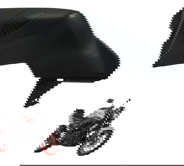 Carenagem Aba Esquerda C/ Avaria Yamaha Mt 03 16-19 Original Preto