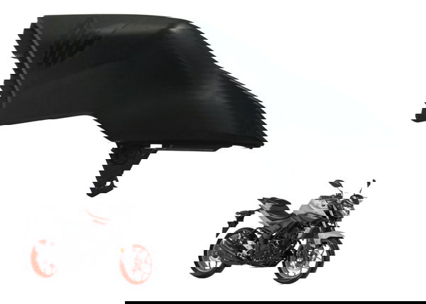 Carenagem Aba Esquerda C/ Avaria Yamaha Mt 03 16-19 Original Preto