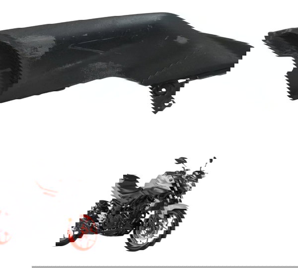 Carenagem Aba Esquerda C/ Avaria Yamaha Mt 03 16-19 Original Preto