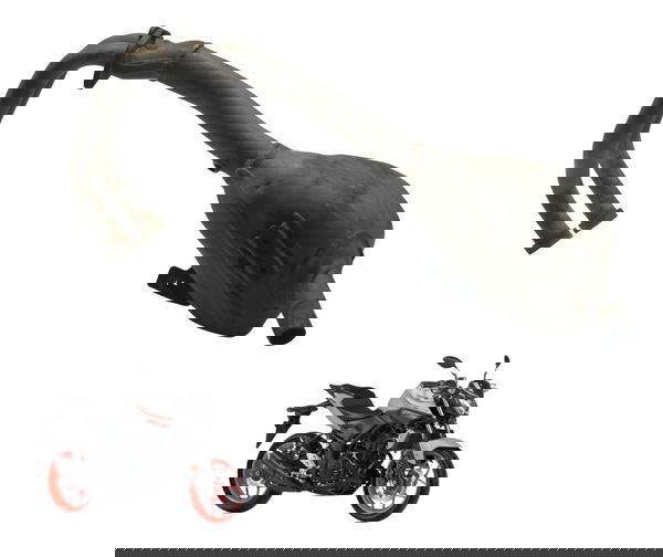 Curva Escape Yamaha Mt 03 16-19 Original Curva Escape Yamaha Mt 03 16-19 Original