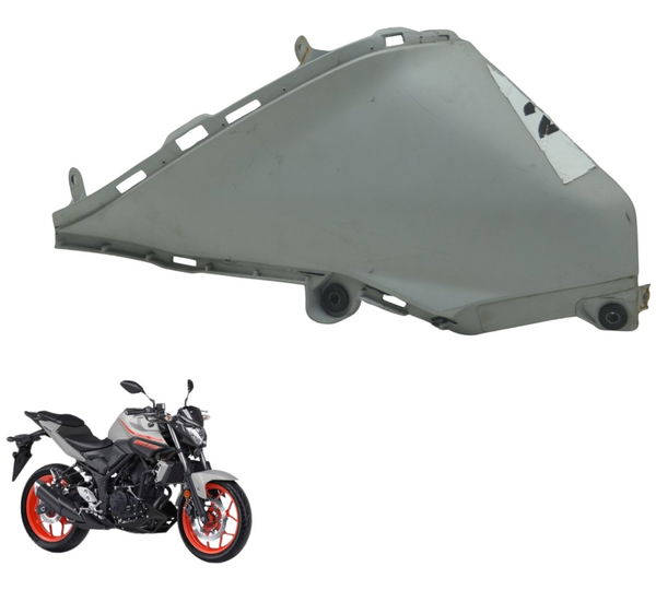 Carenagem Capa Tanque Esquerdo Yamaha Mt 03 16-19 Original Branco