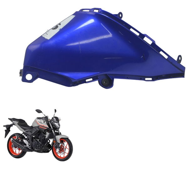 Carenagem Capa Tanque Direito Yamaha Mt 03 16-19 Original Azul