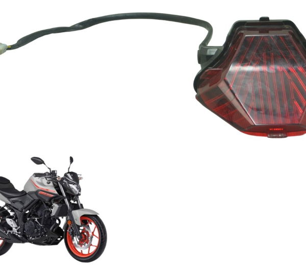 Lanterna Traseira Yamaha Mt 03 16-19 Original Vermelho