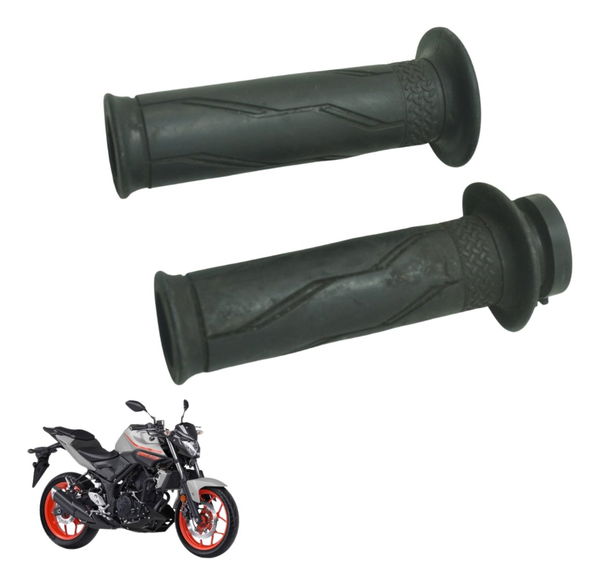 Par Manoplas Yamaha Mt 03 16-19 Original Preto