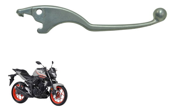 Manete Freio Yamaha Mt 03 16-19 Original Prateado