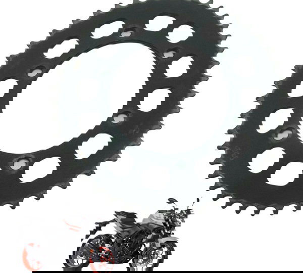 Coroa Vaz Paralela Yamaha Mt 03 16-19 Preto