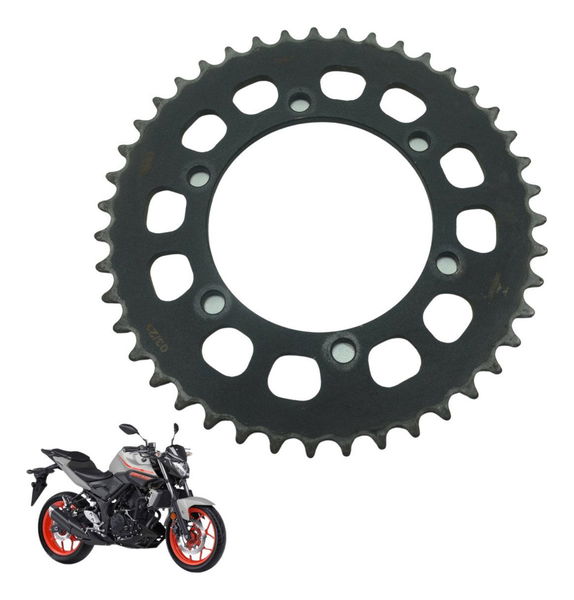 Coroa Vaz Paralela Yamaha Mt 03 16-19 Preto