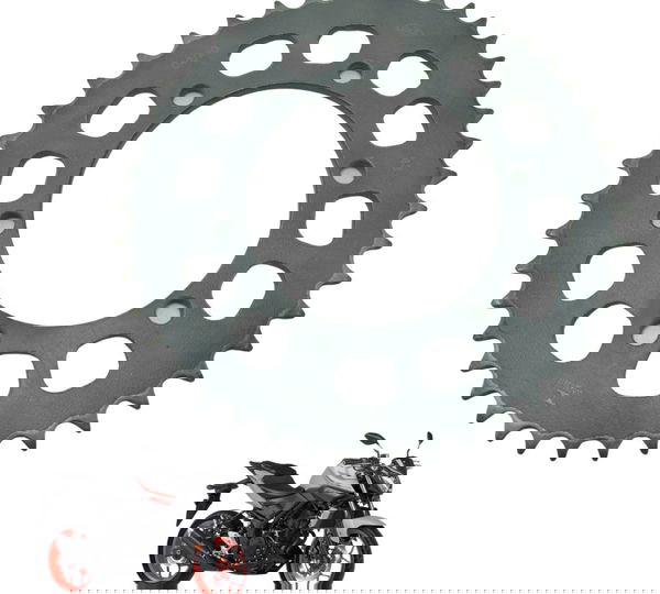 Coroa Paralela Yamaha Mt 03 16-19 Preto