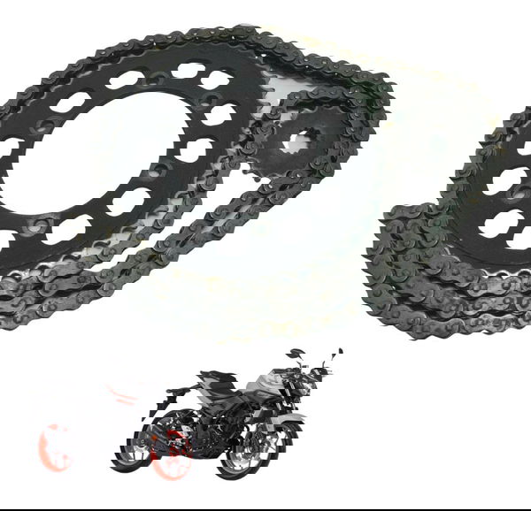 Kit Relação Vaz Paralelo Yamaha Mt 03 16-19 Preto