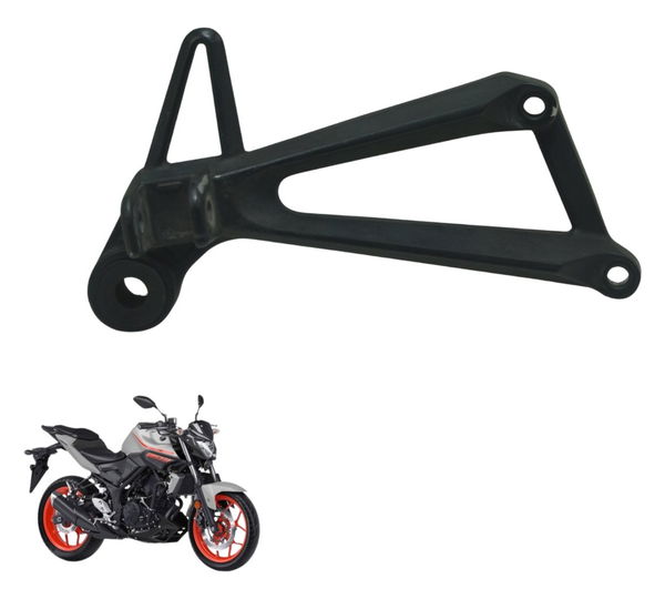 Suporte Pedaleira Traseira Direita Yamaha Mt 03 16-19 Orig Preto
