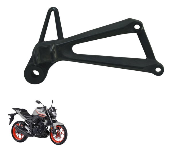 Suporte Pedaleira Traseira Direita Yamaha Mt 03 16-19 Orig Preto