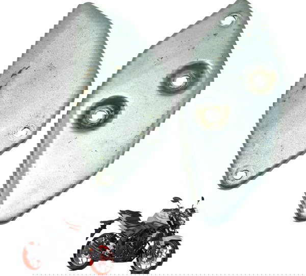 Par Protetor Pedaleira Yamaha Mt 03 16-19 Original