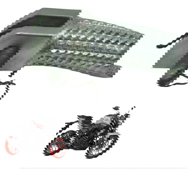 Pedaleira Dianteira Esq C/ Avaria Yamaha Mt 03 16-19 Orig