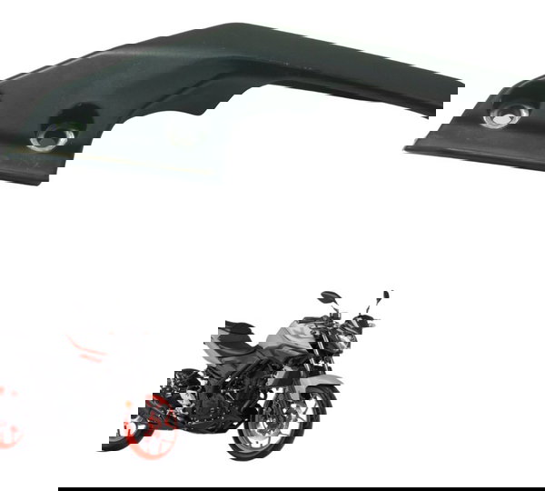 Alça Traseira Direita C/ Avaria Yamaha Mt 03 16-19 Original Preto