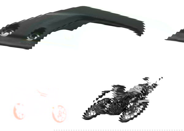 Alça Traseira Direita C/ Avaria Yamaha Mt 03 16-19 Original Preto