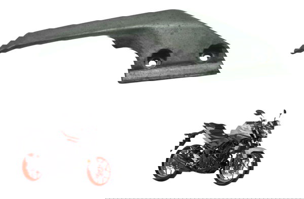 Alça Traseira Esquerda Yamaha Mt 03 16-19 Original Cinza