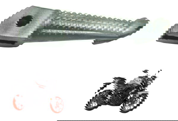Pedaleira Traseira Esq C/ Detalhes Yamaha Mt 03 16-19 Orig