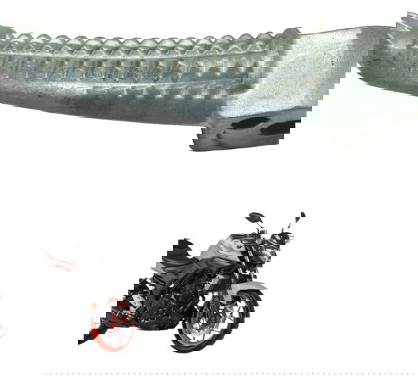 Pedaleira Traseira C/ Detalhes Yamaha Mt 03 16-19 Original