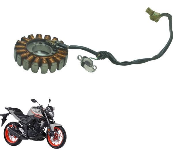 Estator C/ Pulsador Yamaha Mt 03 16-19 Original