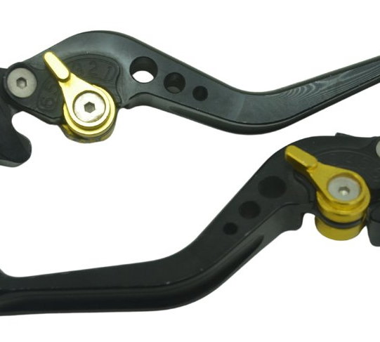 Par Manete C/ Avaria Esportivo Yamaha Mt 03 16-19 Preto