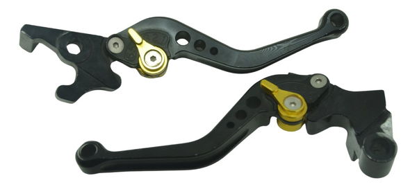 Par Manete C/ Avaria Esportivo Yamaha Mt 03 16-19 Preto