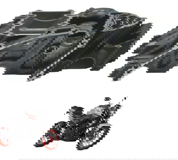 Carcaça Bloco Motor Superior Yamaha Mt 03 16-19 Original