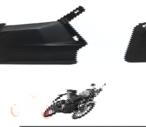Tampa Lateral Esquerda Yamaha Mt 03 16-19 Original Preto