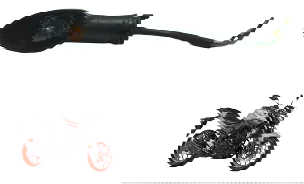 Pisca Dianteiro Direito S/ Lente Avaria Yamaha Mt 03 16-19 Direito Preto