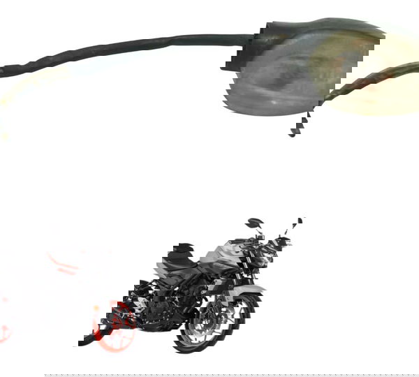 Pisca Dianteiro Esquerdo Yamaha Mt 03 16-19 Original Esquerdo Preto