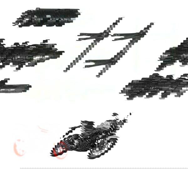 Caixa Marcha Câmbio Yamaha Mt 03 16-19 Original