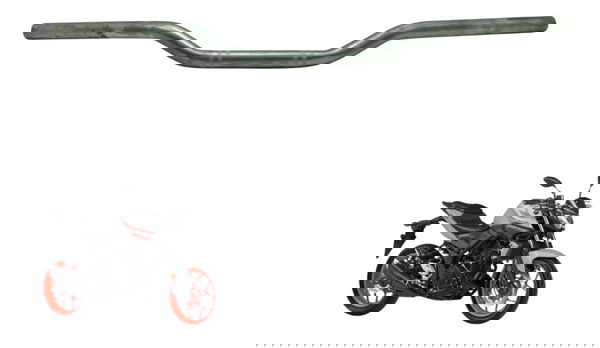 Guidão Empenado Yamaha Mt 03 16-19 Original Prateado