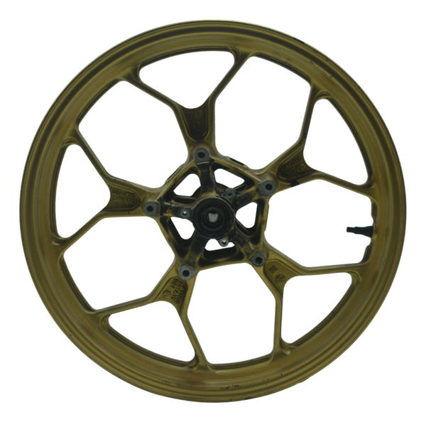 Roda Dianteira Yamaha Mt 03 16-19 Original Dourado